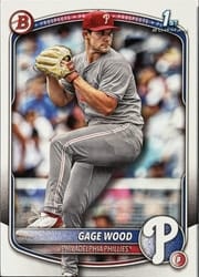 2025 Bowman Draft Base Set Gage Wood #BD-4 card