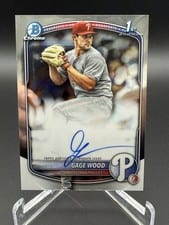 2025 Bowman Draft Chrome Prospect Autographs Gage Wood #CPA-GW card