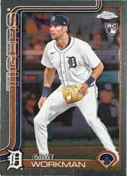 2025 Topps Chrome Update Base Set Gage Workman #USC21 card