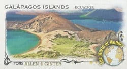 2023 Topps Allen & Ginter Mini World of Wonder Galápagos Islands, Ecuador #WOW-20 card