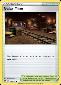 Rebel Clash Galar Mine #160 card