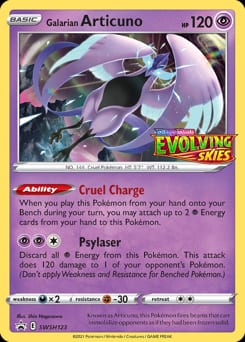 SWSH Black Star Promos Galarian Articuno #SWSH123 card