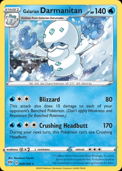 Darkness Ablaze Galarian Darmanitan #44 card