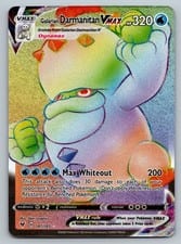 Vivid Voltage Galarian Darmanitan VMAX #187 card