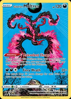 2019 SWSH Black Star Promos Galarian Moltres #SWSH284 card