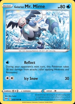 Darkness Ablaze Galarian Mr. Mime #35 card