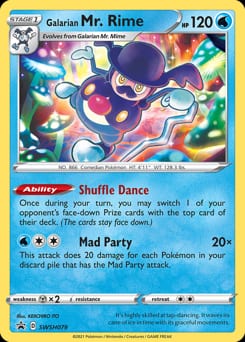 SWSH Black Star Promos Galarian Mr. Rime #SWSH079 card