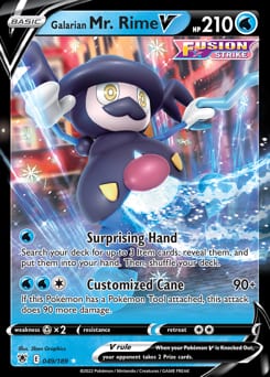 Astral Radiance Galarian Mr. Rime V #49 card