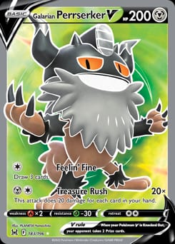 2022 Lost Origin Galarian Perrserker V #183 card