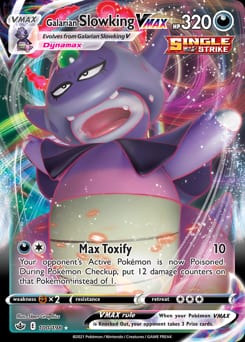 Chilling Reign Galarian Slowking VMAX #100 card