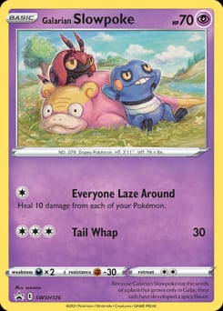 SWSH Black Star Promos Galarian Slowpoke #SWSH126 card