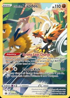 SWSH Black Star Promos Galarian Zapdos #SWSH283 card