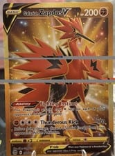 Brilliant Stars Galarian Zapdos V #182 card