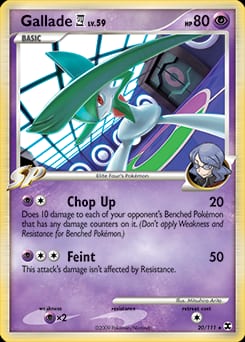 Rising Rivals Gallade E4 #20 card