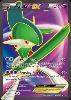 Roaring Skies Gallade-EX #99 card