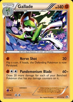 Legendary Treasures Gallade #81 card