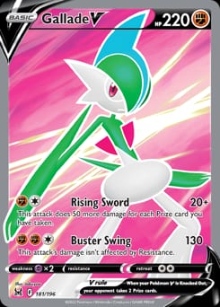 2022 Lost Origin Gallade V #181 card