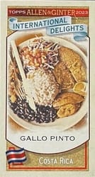 2023 Topps Allen & Ginter Mini International Delights Gallo Pinto #ID-10 card