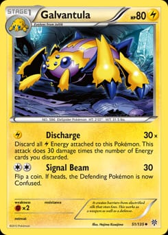 Plasma Storm Galvantula #51 card