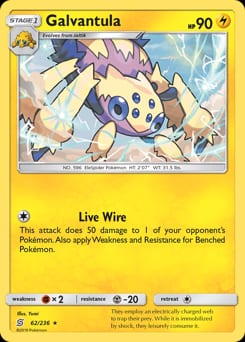 Unified Minds Galvantula #62 card