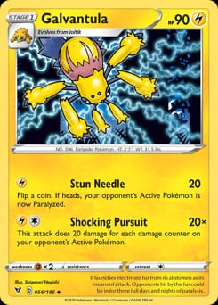 Vivid Voltage Galvantula #56 card