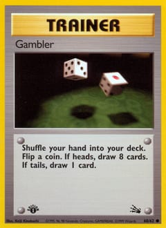 1999 Fossil Gambler #60 card