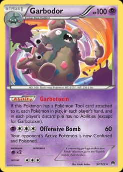 2016 BREAKpoint Garbodor #57 card