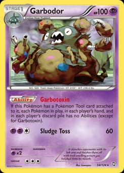 2012 Dragons Exalted Garbodor #54 card