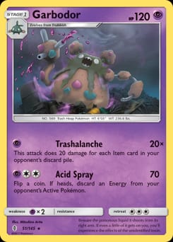 Guardians Rising Garbodor #51 card