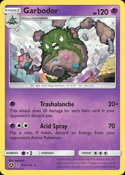 Guardians Rising Garbodor #51a card