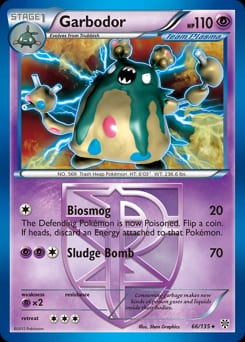 2013 Plasma Storm Garbodor #66 card