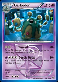 2013 Plasma Storm Garbodor #67 card