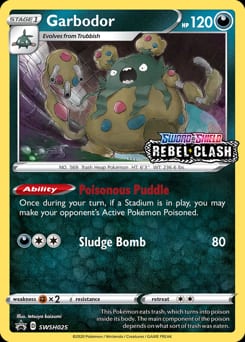 2019 SWSH Black Star Promos Garbodor #SWSH025 card