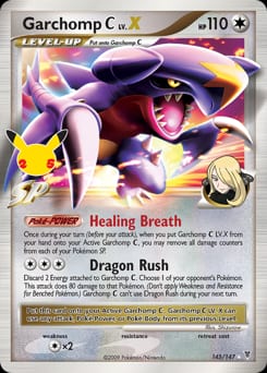 Celebrations: Classic Collection Garchomp C LV.X #145 card