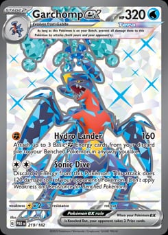 Paradox Rift Garchomp ex #219 card