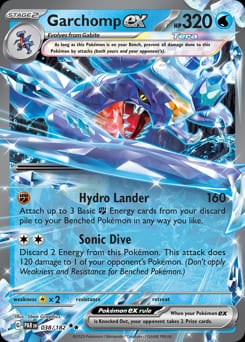Paradox Rift Garchomp ex #38 card