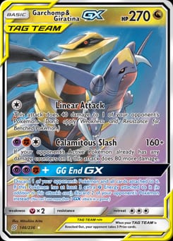 Unified Minds Garchomp & Giratina-GX #146 card