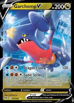 Astral Radiance Garchomp V #117 card