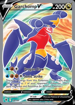2022 Astral Radiance Garchomp V #178 card