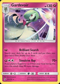2018 Lost Thunder Gardevoir #141 card