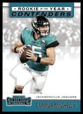 2019 Panini Contenders Rookie of the Year Contenders Gardner Minshew #RYA-GM card