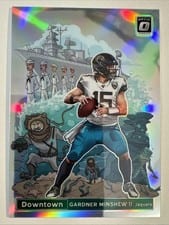 2020 Panini Donruss Optic Downtown Gardner Minshew #DT-18 card