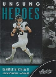 2020 Panini Absolute Unsung Heroes Gardner Minshew II #9 card