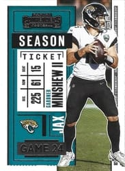 2020 Panini Contenders Base Set Gardner Minshew II #49 card