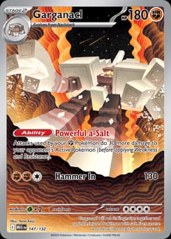 2025 Mega Evolution Garganacl #147 card