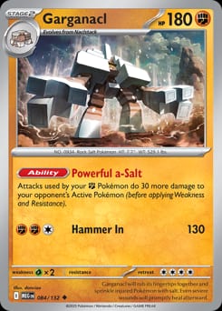 Mega Evolution Garganacl #84 card