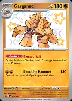 Paldean Fates Garganacl #178 card