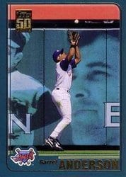 2001 Topps Base Set Garret Anderson #4 card