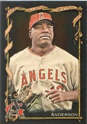 2023 Topps Allen & Ginter X Base Set Garret Anderson #301 card