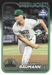 2024 Topps Pro Debut Base Set Garrett Baumann #PD-4 card